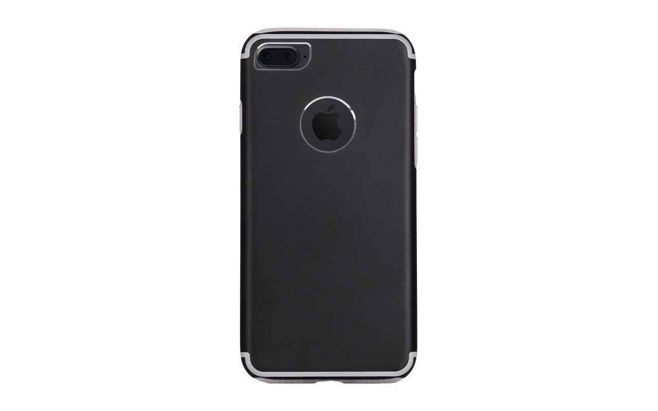 Чехол Накладка Для Телефона - Apple iPhone 7, interstep TITANIUM черный