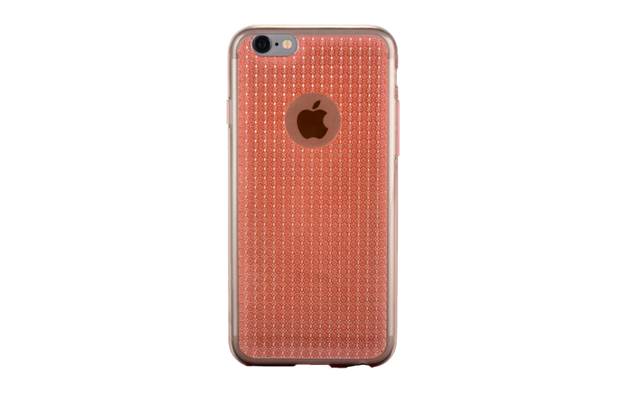 Чехол Накладка Для Телефона - Apple iPhone 7, interstep CRYSTAL розовый