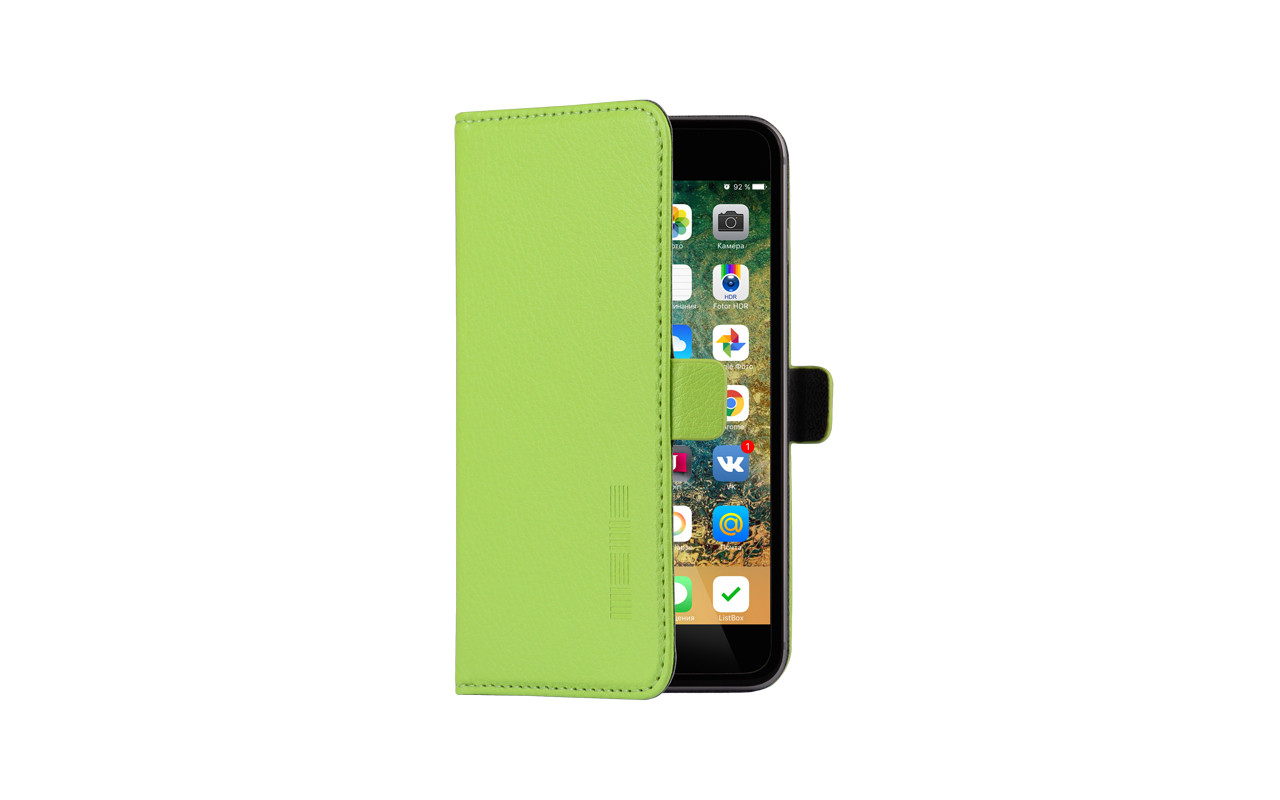 Универсальный Чехол Книжка Для Смартфона с Экраном от 4,7 до 5 дюймов Зеленый, InterStep NEXT