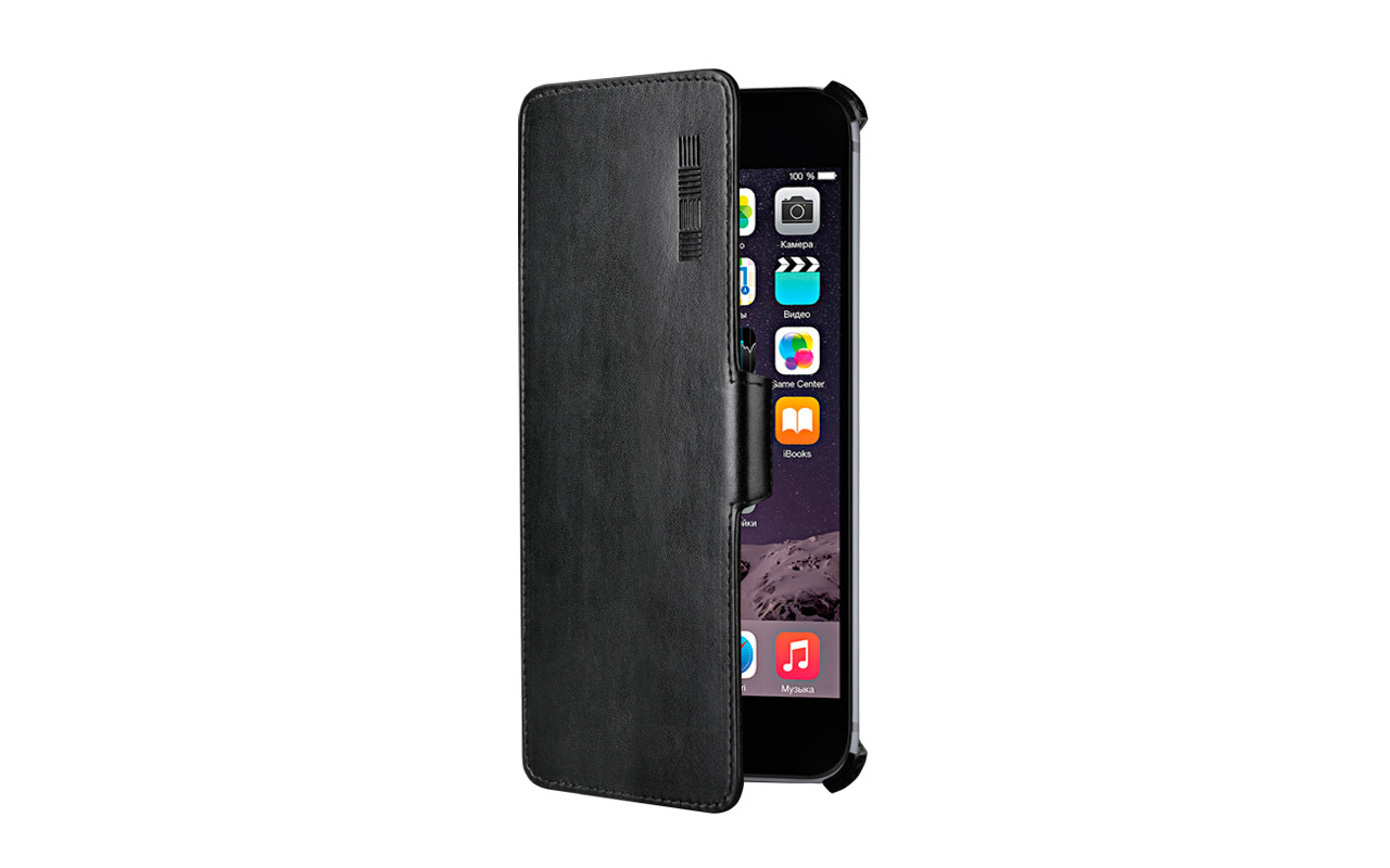 Чехол Книжка Для Apple Iphone 6, 6S Plus, Черный InterStep CRAB