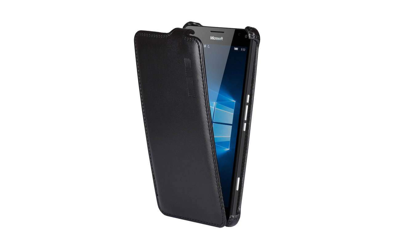 Чехол Флип Кейс Для Microsoft Lumia 950Xl, Черный InterStep CRAB